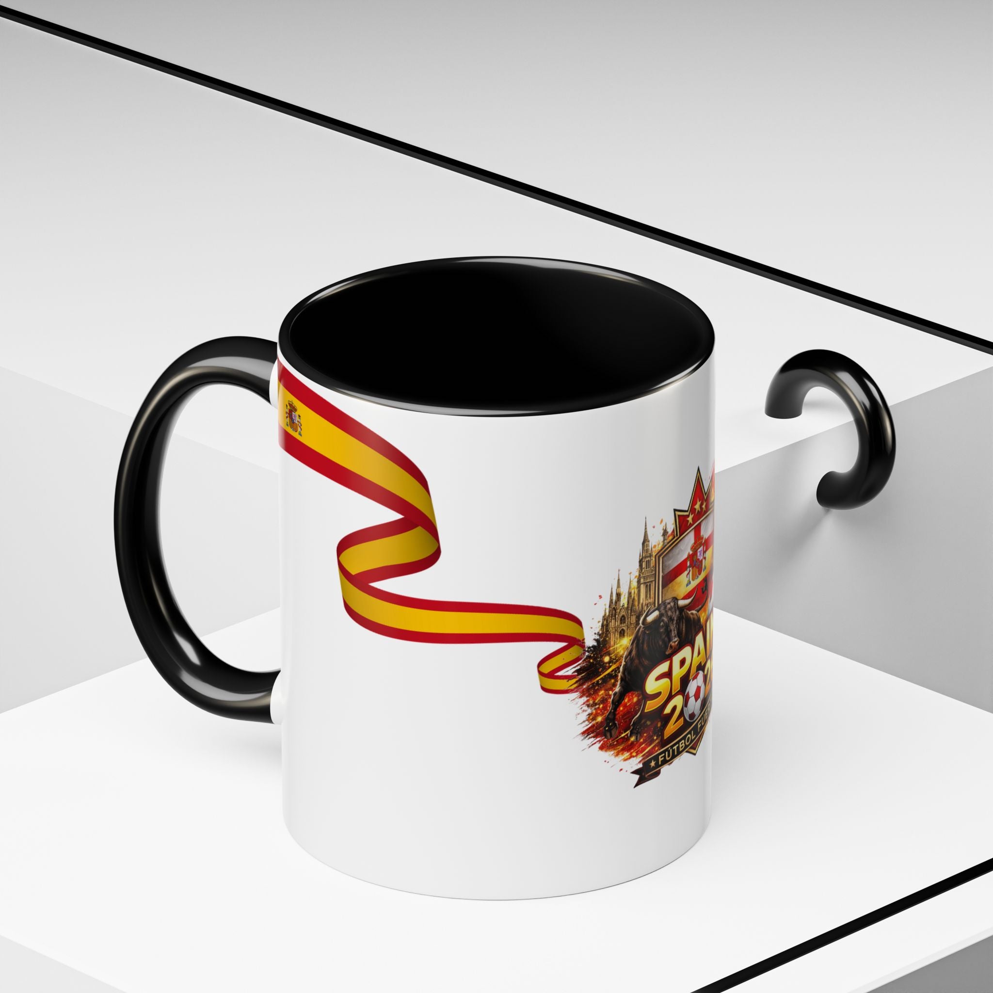 Spain 2026 Soccer Mug – Spain Futbol Fuerte Accent Coffee Cup (11/15oz)