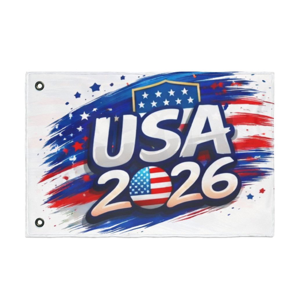USA 2026 Double-Sided Patriotic Flag – American Stars & Stripes Celebration