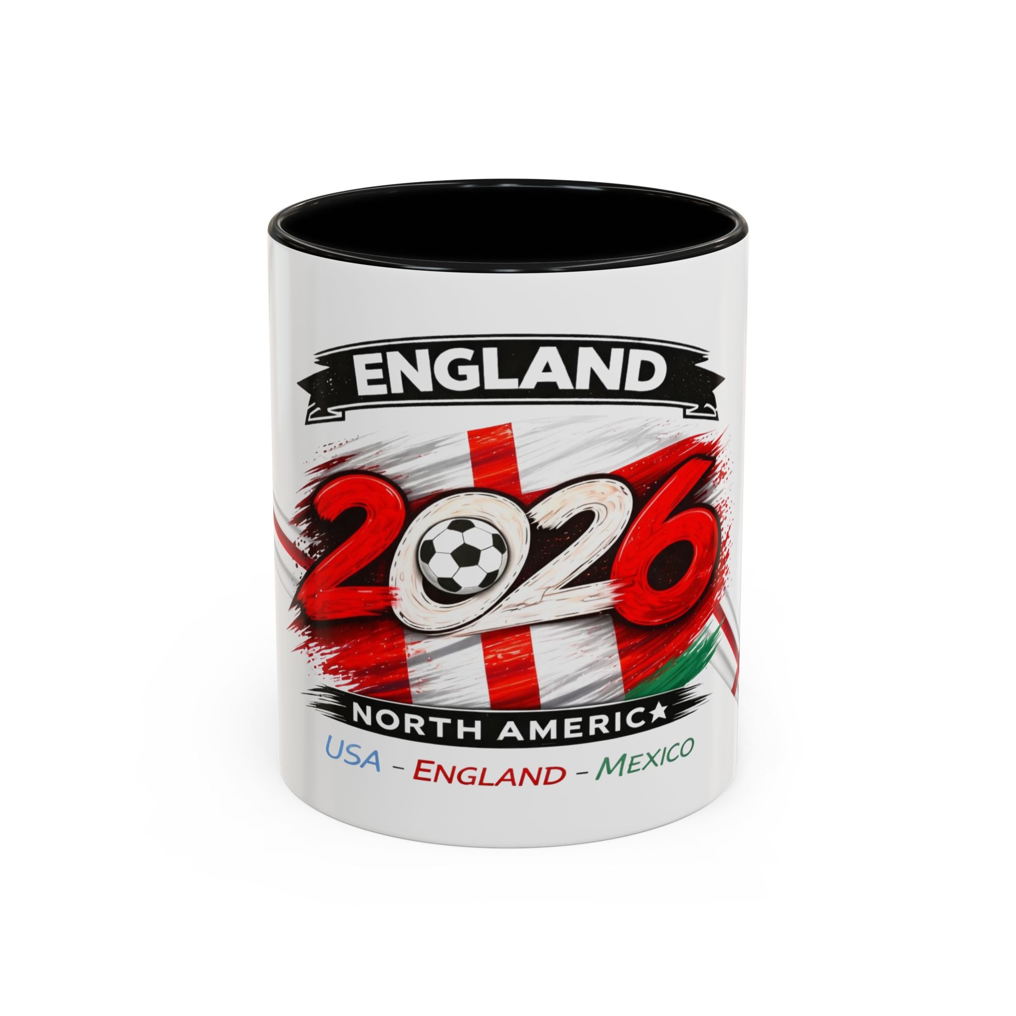England 2026 Soccer  Cup Mug – North America (USA • England • Mexico)