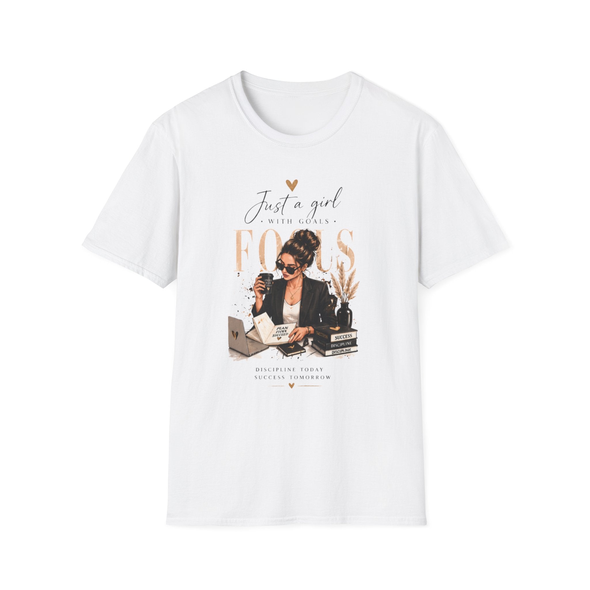 T-Shirt — “Just a Girl Who Loves Books” Literary Graphic Tee