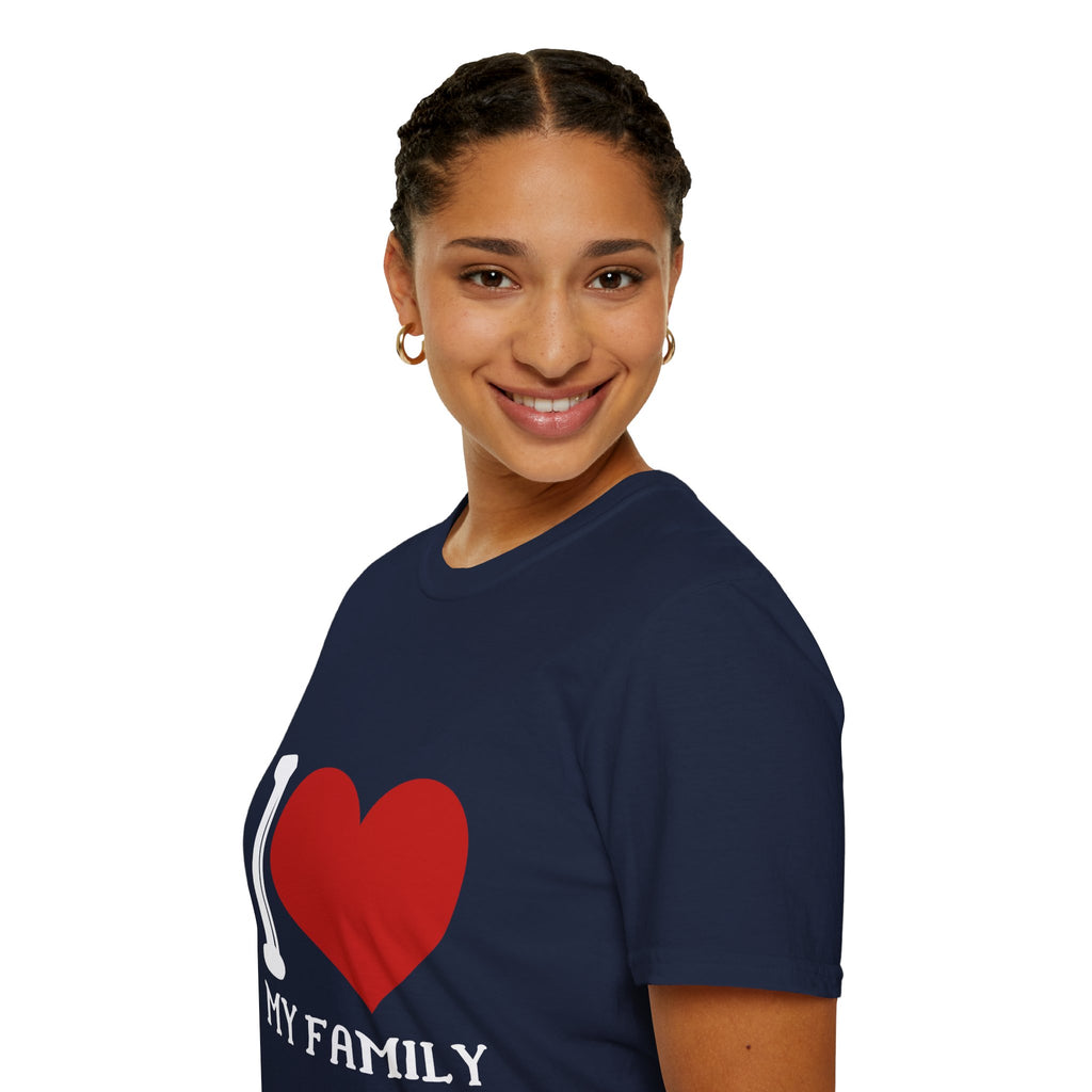 I  My Family T-Shirt — Family Love Tee for Parents & Kids