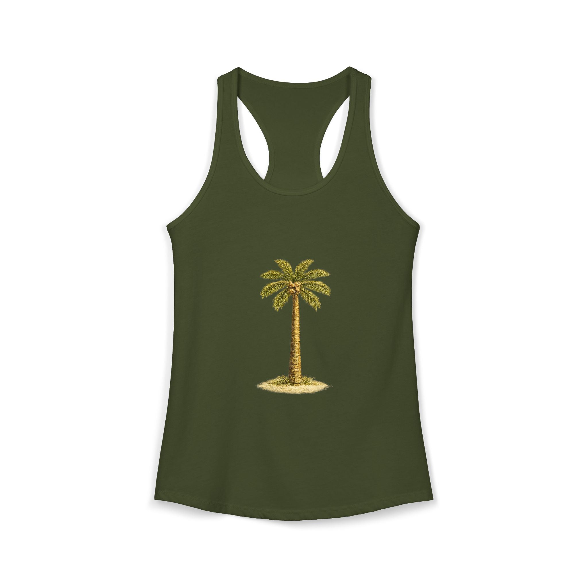 Women's Palm Tree Ideal Racerback Tank