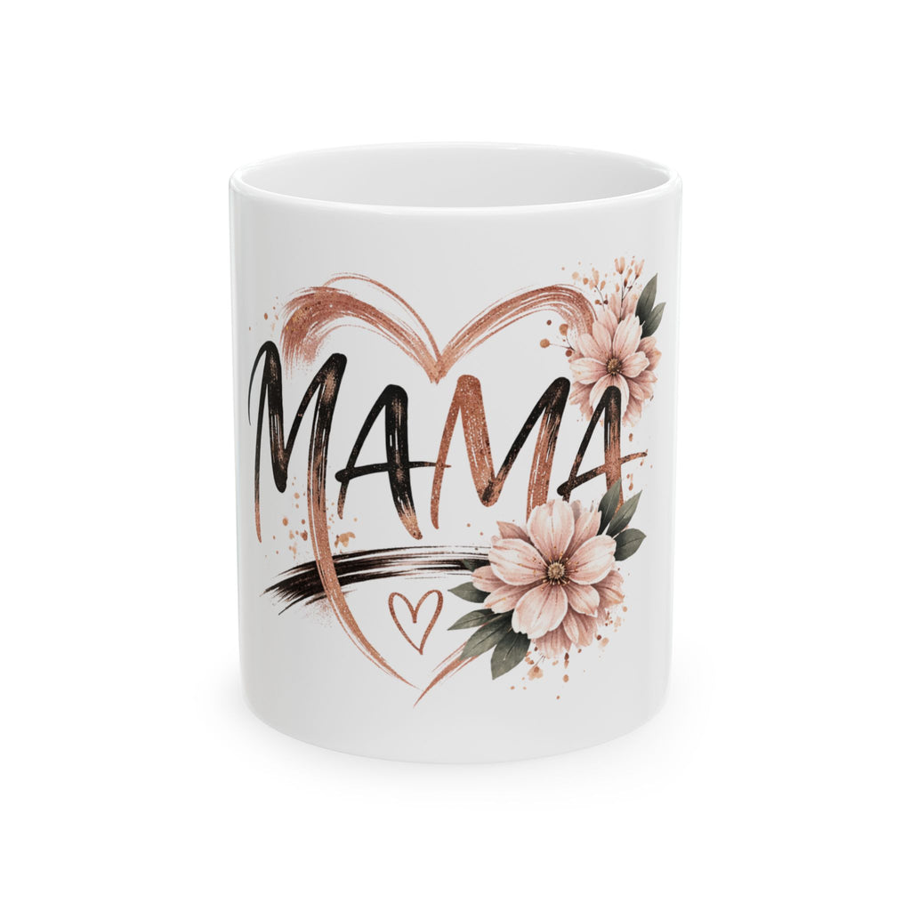 Mama Floral Ceramic Mug — 11oz & 15oz Mother's Day Coffee Cup