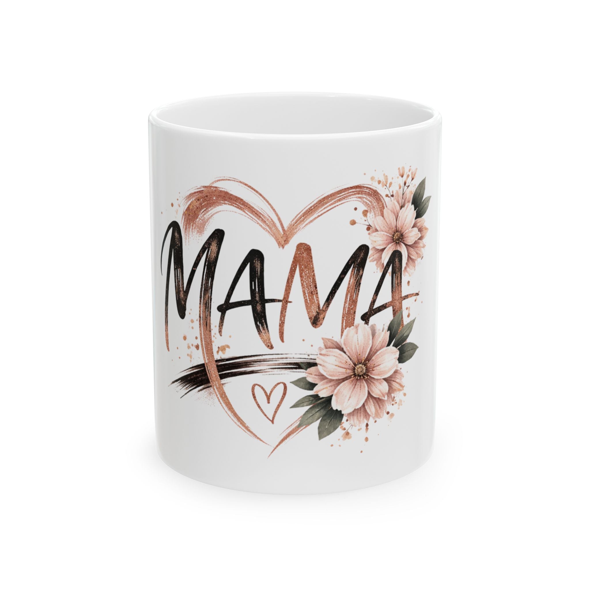 Mama Floral Ceramic Mug — 11oz & 15oz Mother's Day Coffee Cup