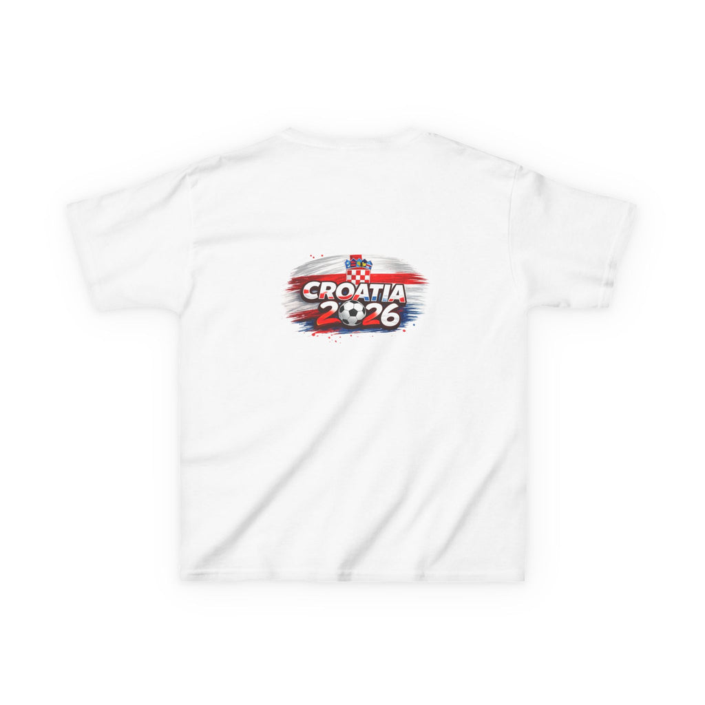 Croatia Kids Croatia Flag T-Shirt — Croatia 2026 Soccer Fan Tee