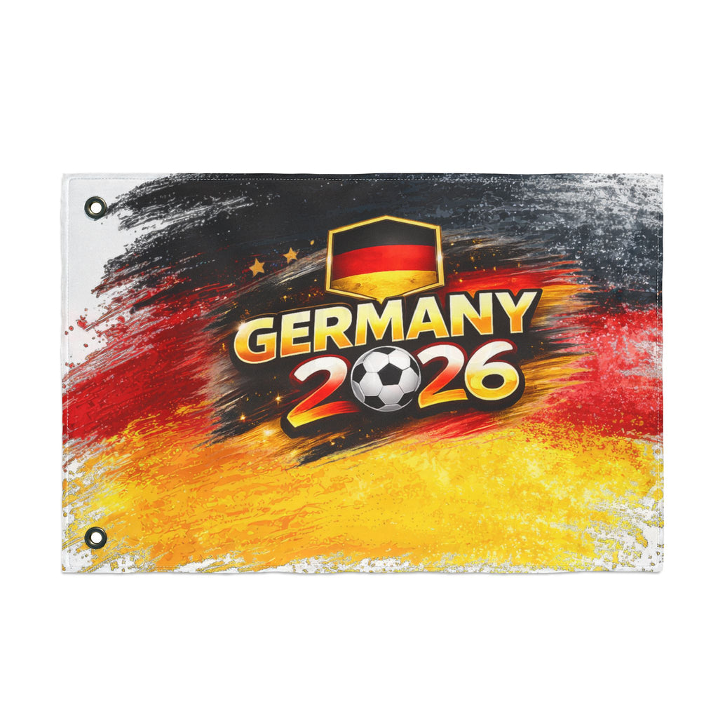 Germany 2026 Soccer Flag — Double-Sided Cup Fan Banner