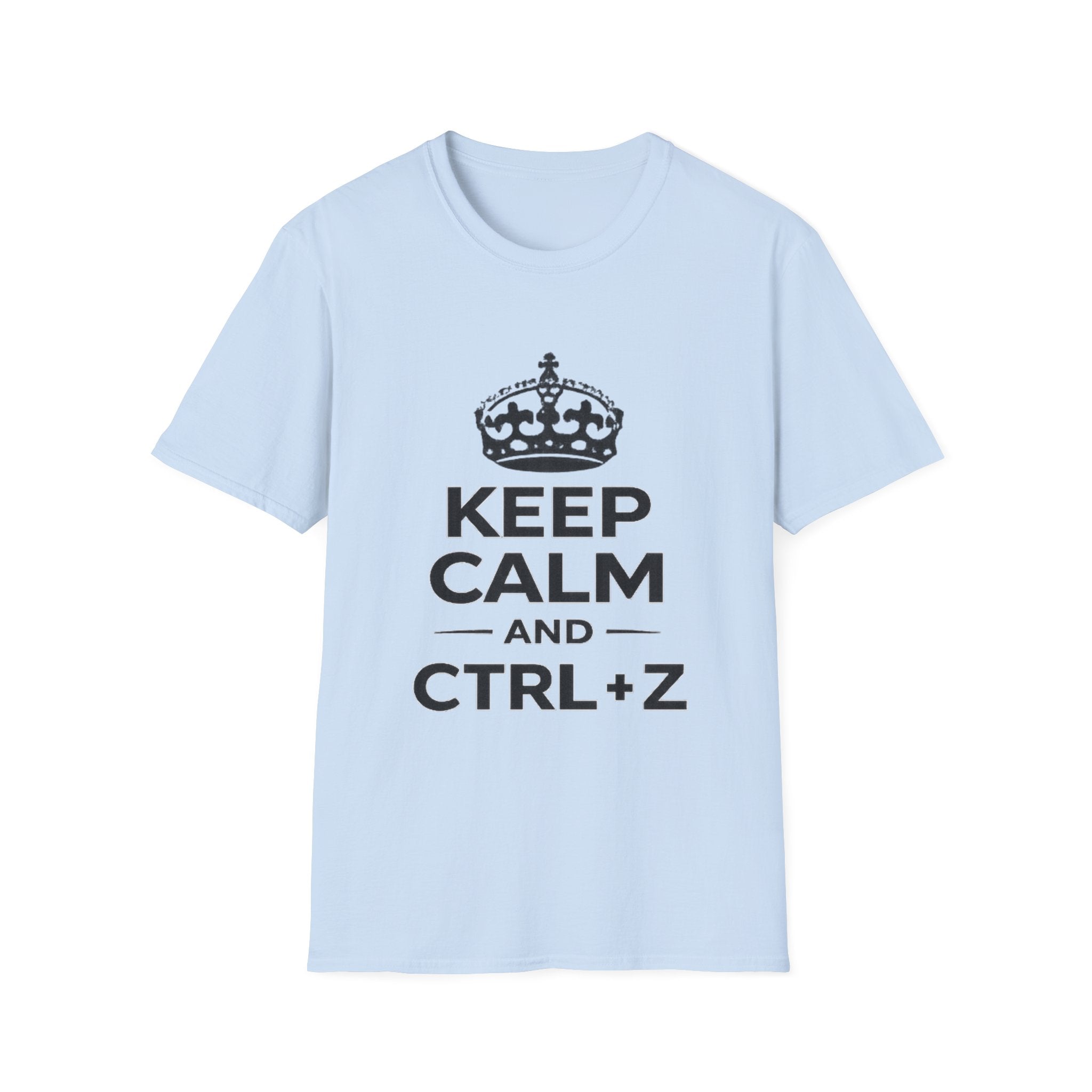 T-Shirt — "Keep Calm and Ctrl+Z" Graphic Tee