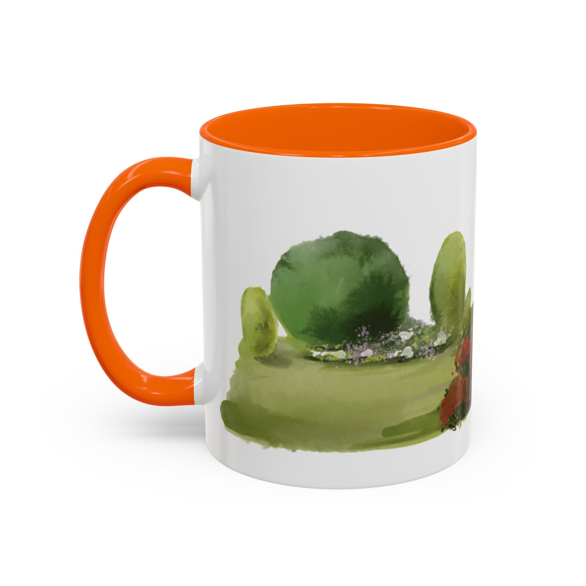 Cozy Hookah Garden Illustration Mug