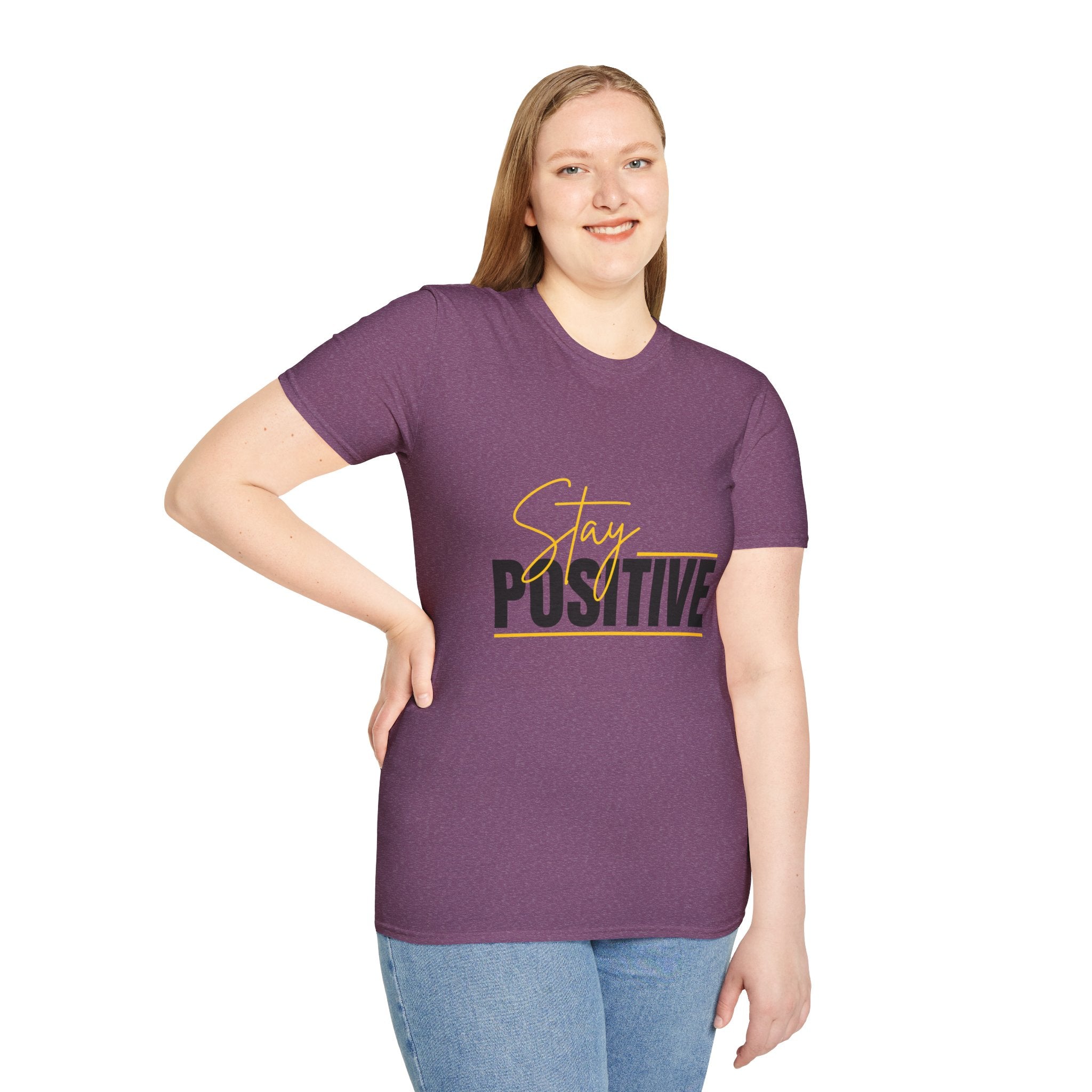 Stay Positive T-Shirt — Inspirational Motivational Graphic Tee