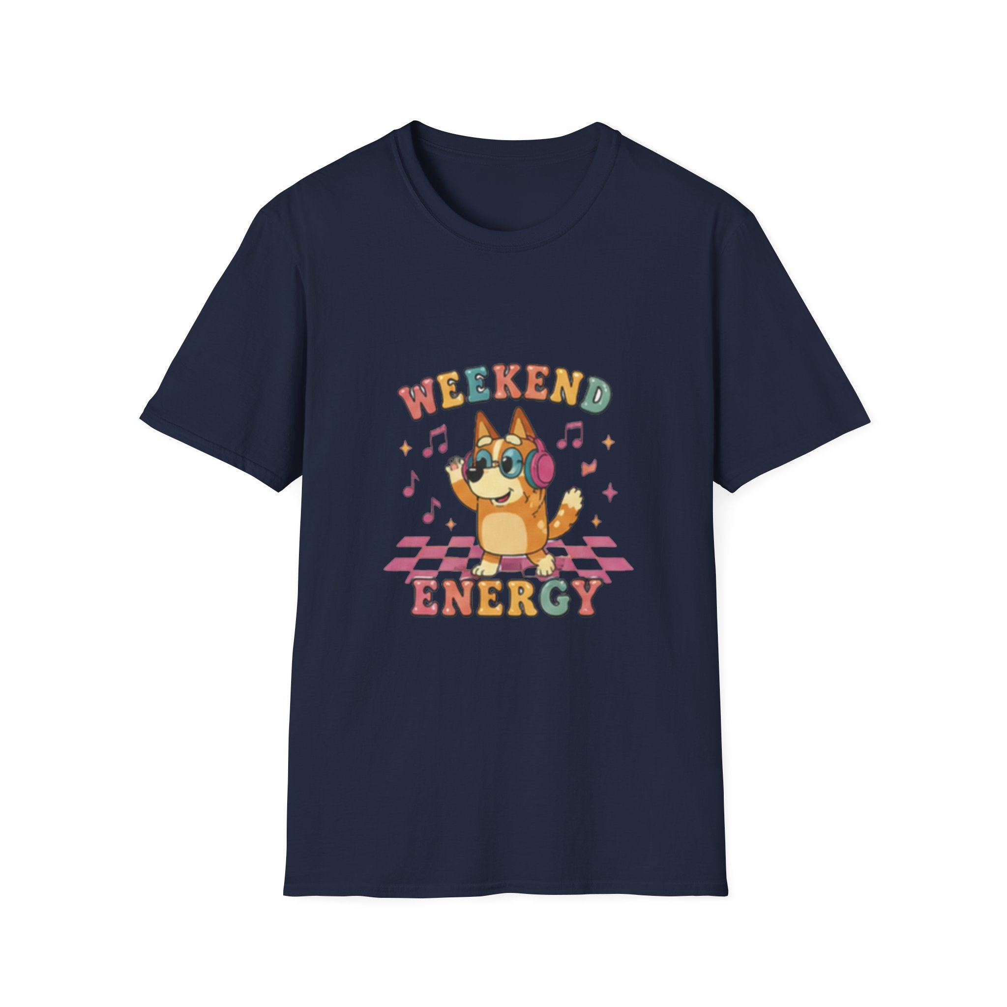 T-Shirt — Weekend Energy Cute Corgi Graphic Tee