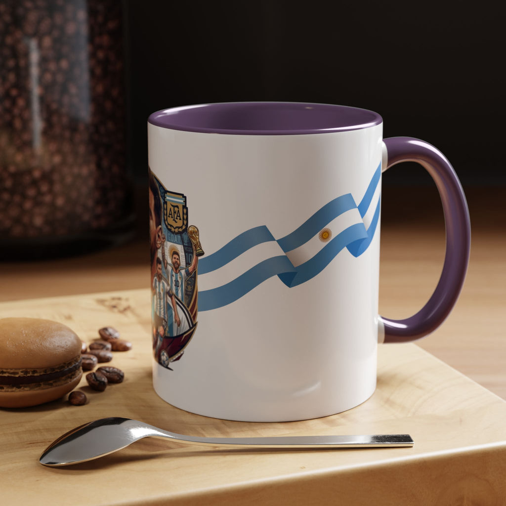 Argentina Soccer Player Coffee Mug – National Flag Accent
