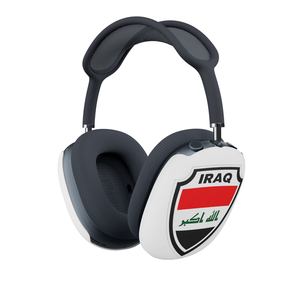 Iraq Flag Shield AirPod Max Case — Protective Patriotic Headphone Covers