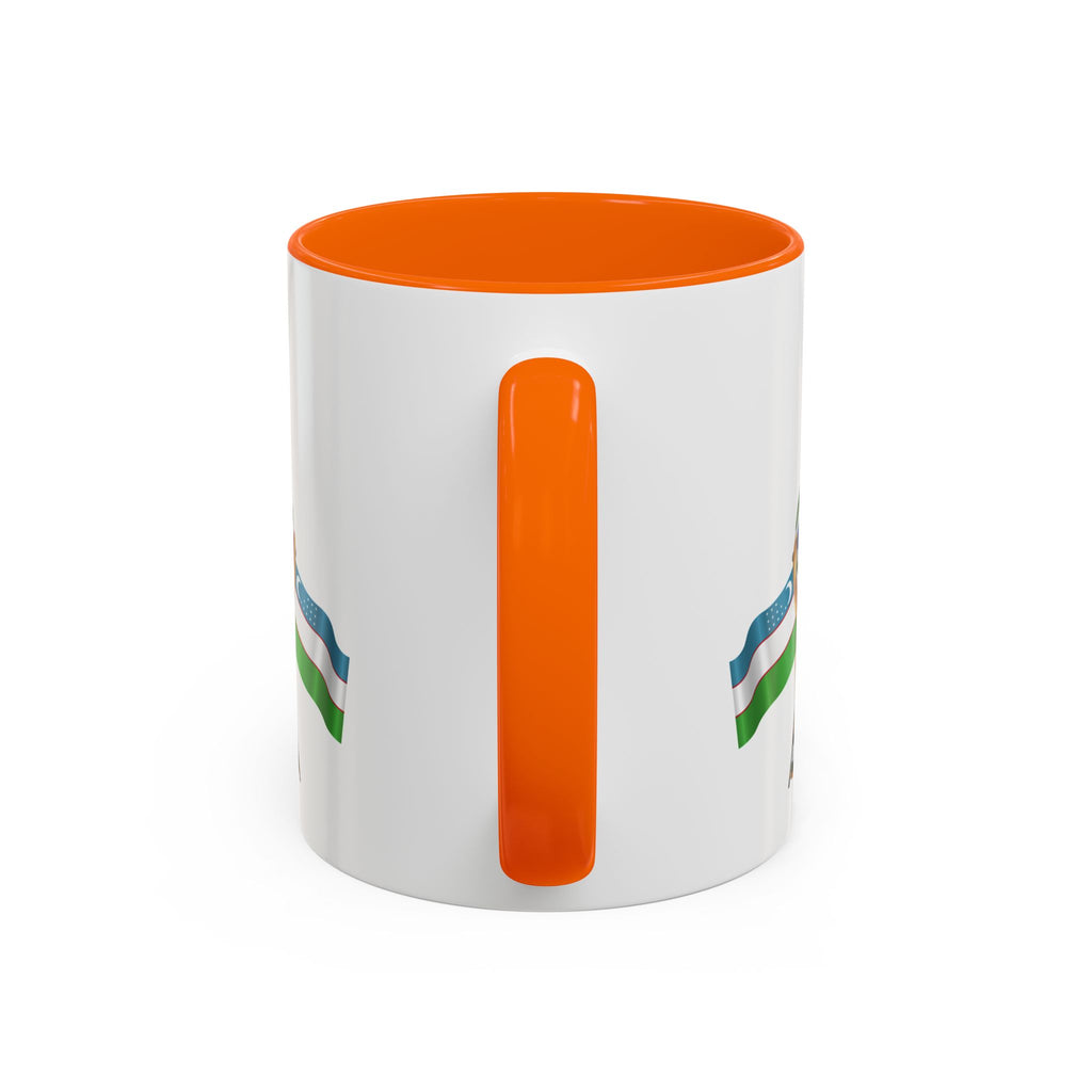 Uzbekistan Accent Coffee Mug (11, 15oz)