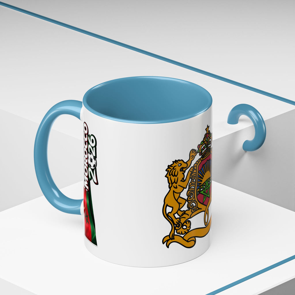 Morocco Coat of Arms Accent Coffee Mug – Moroccan Flag 11/15oz