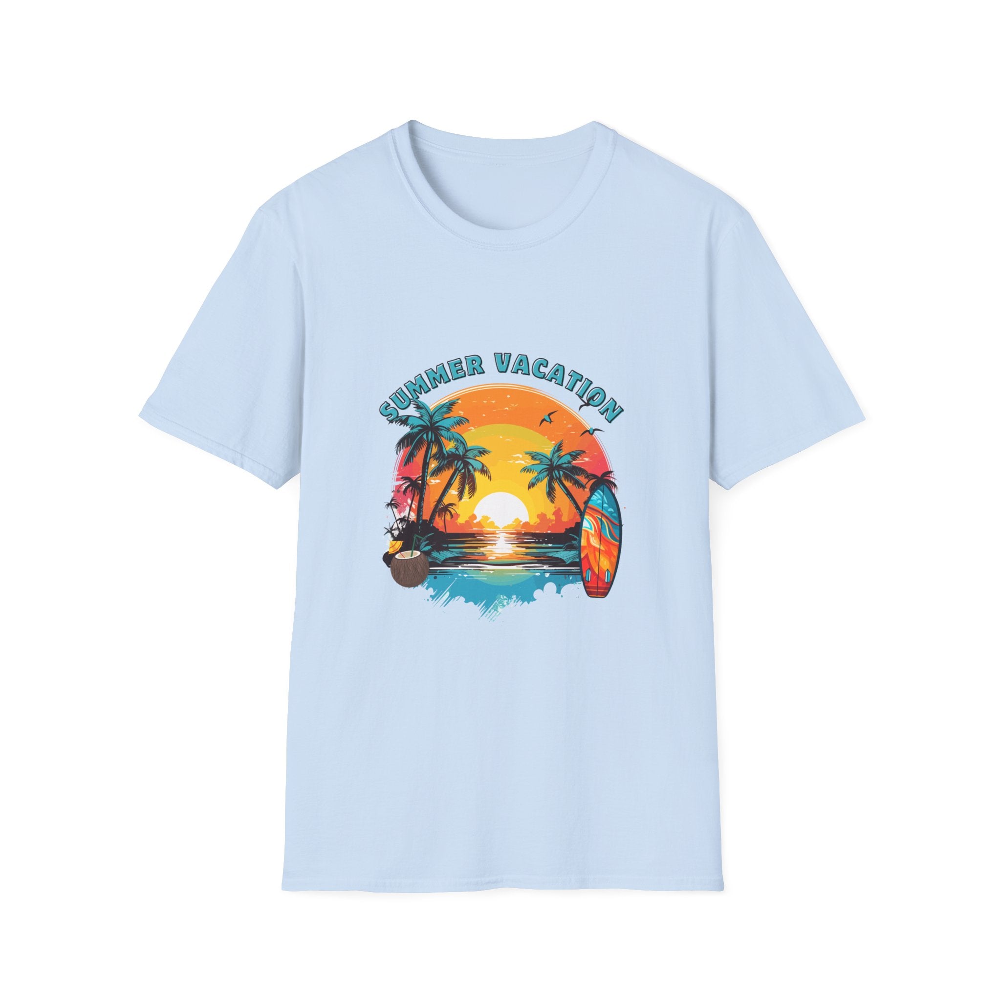 Summer Vacation Graphic T-Shirt