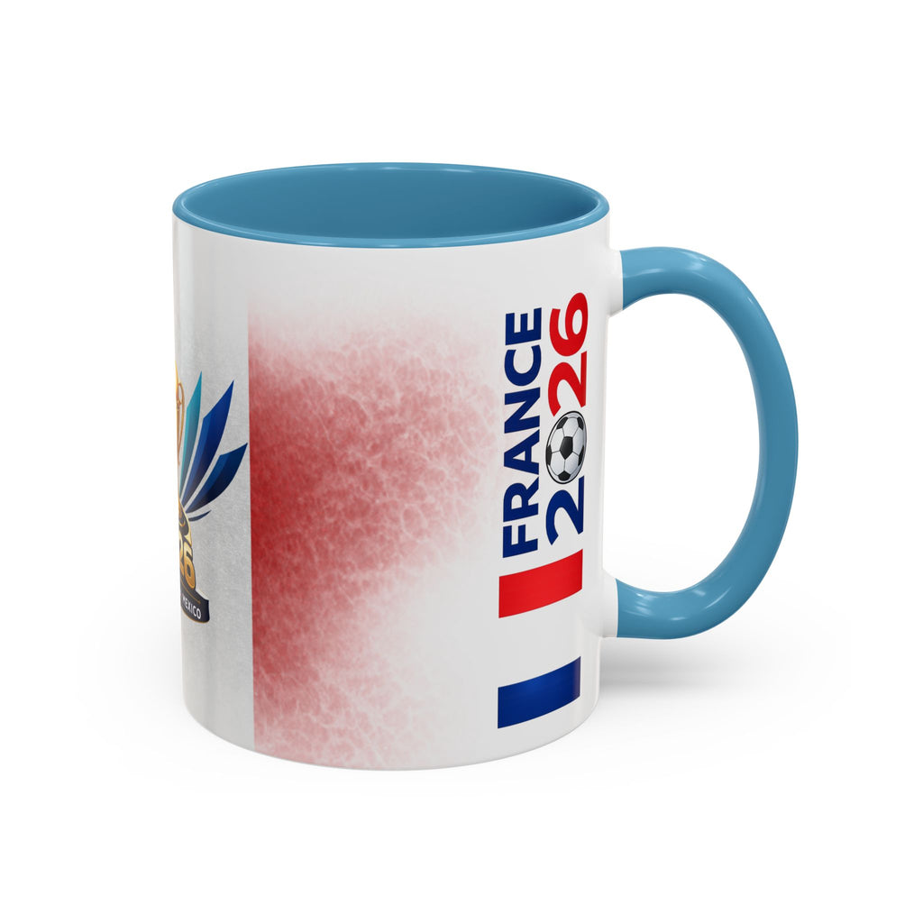 Soccer 2026 Commemorative Mug — France Accent Coffee Cup (11/15oz)