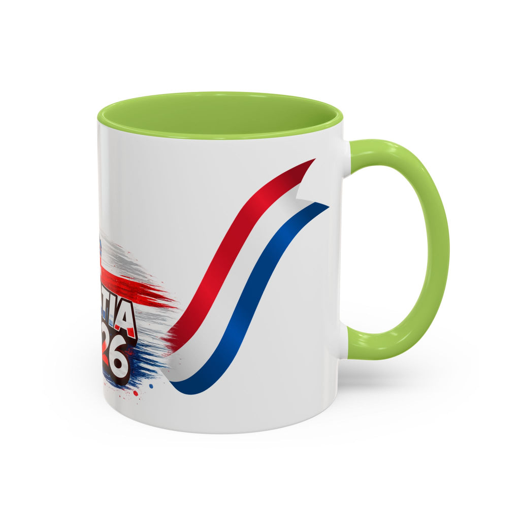 Croatia 2026 Soccer Mug – Croatia Flag Football Fan Coffee Cup (11/15oz)