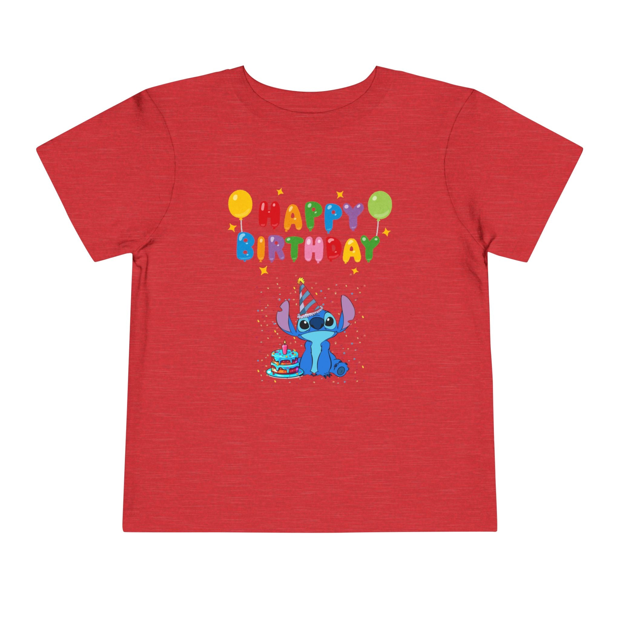 Stiche birthday Toddler Short Sleeve Tee