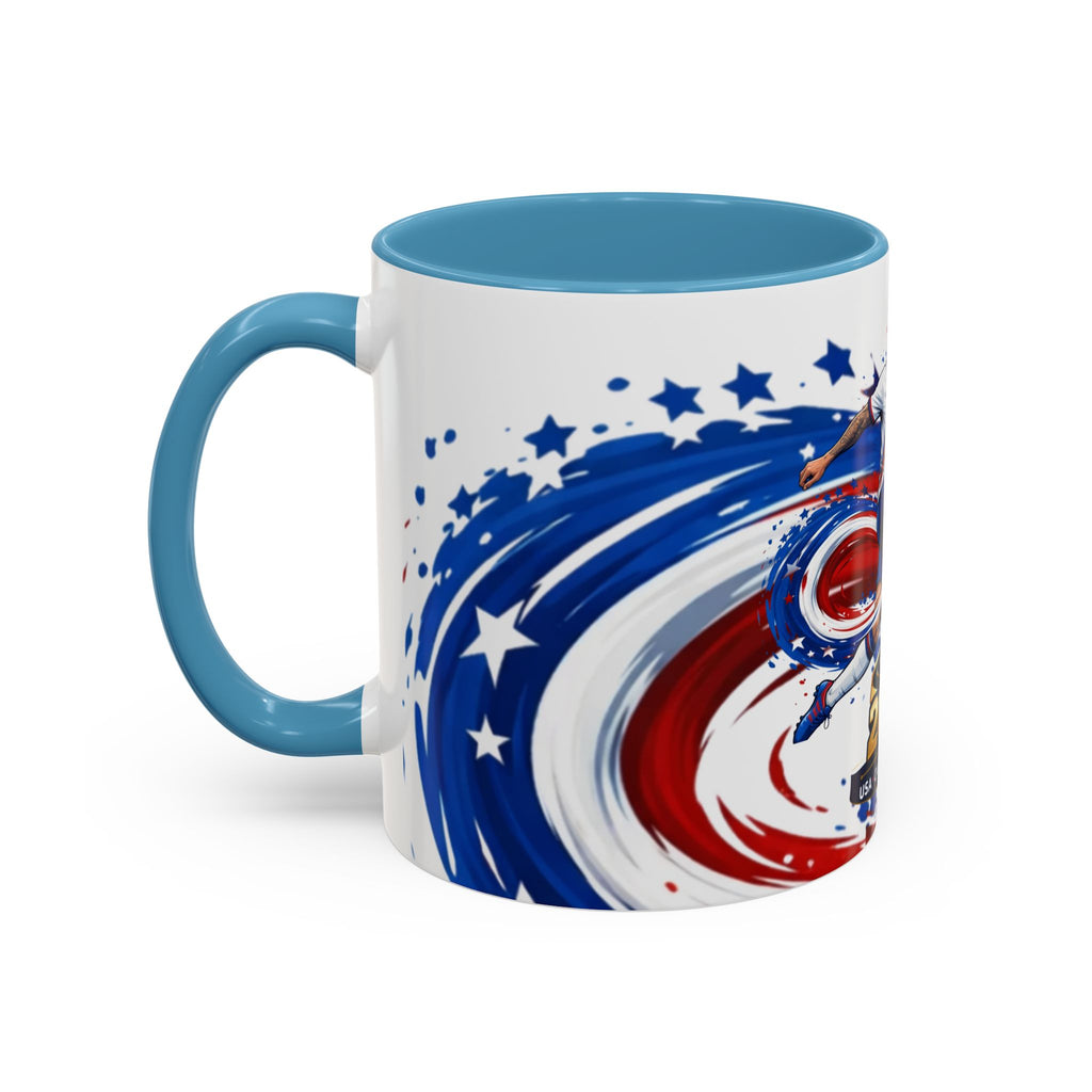 2026 CONCACAF Soccer Champion Accent Mug — USA Canada Mexico  Cup Qualifier Design
