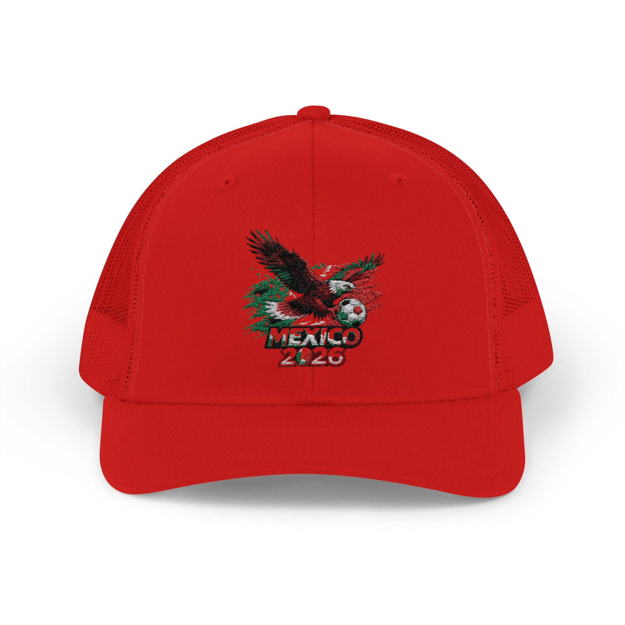 Mexico Eagle Trucker Cap — Patriotic Mexican Flag Snapback Hat