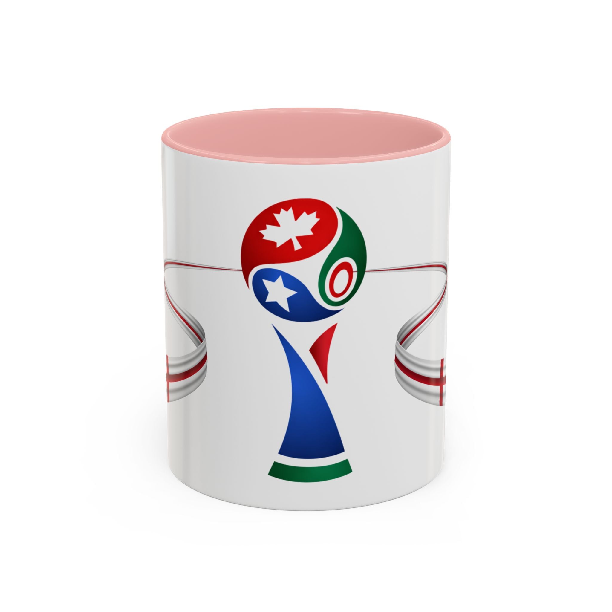 England 2026 Soccer Cup Accent Coffee Mug