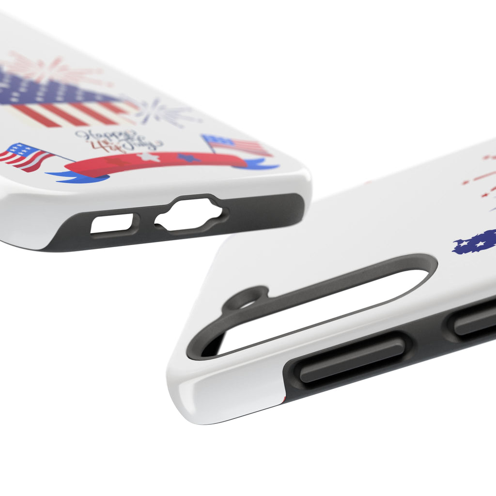 4th of July Tough Phone Case — Statue of Liberty USA Flag Design