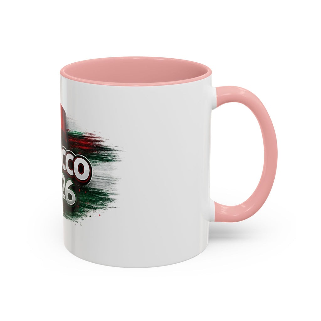 Morocco 2026 Soccer Accent Coffee Mug — Cup Fan Gift