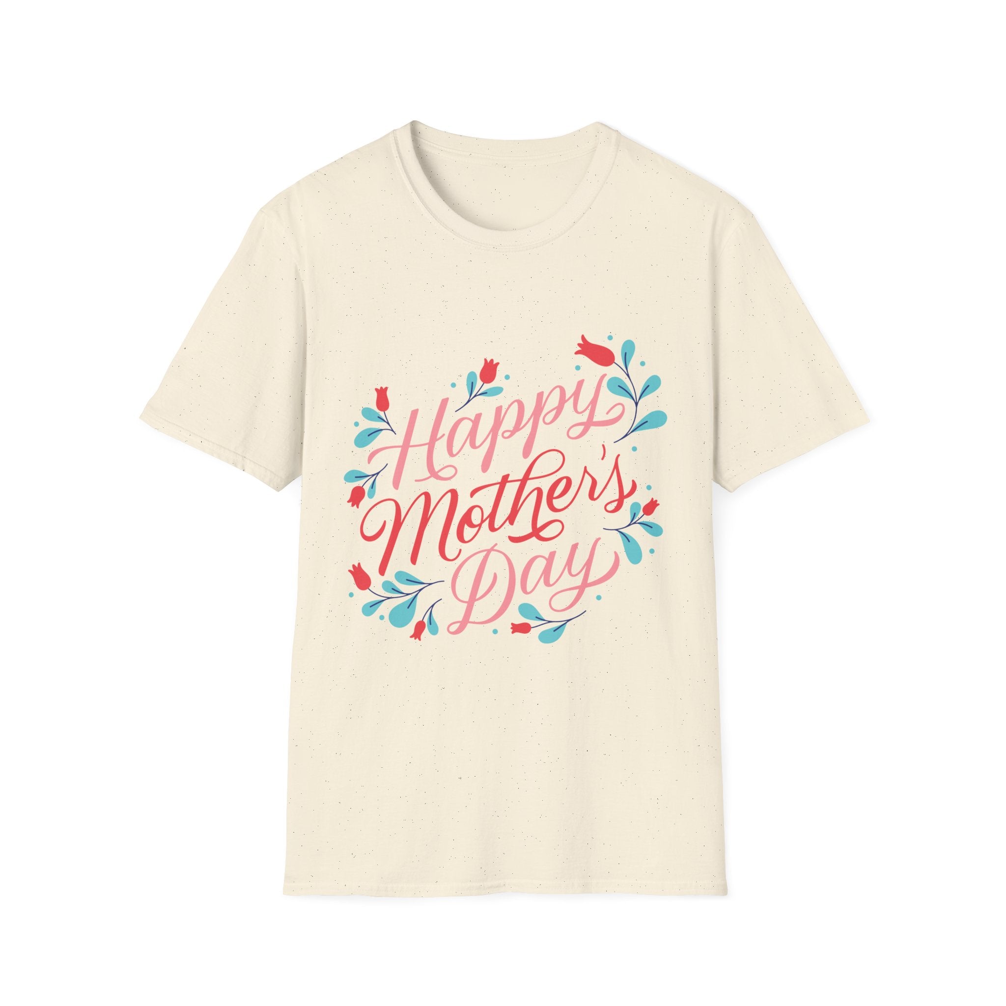 Mother's Day T-Shirt — "Happy Mother's Day" Floral Tee