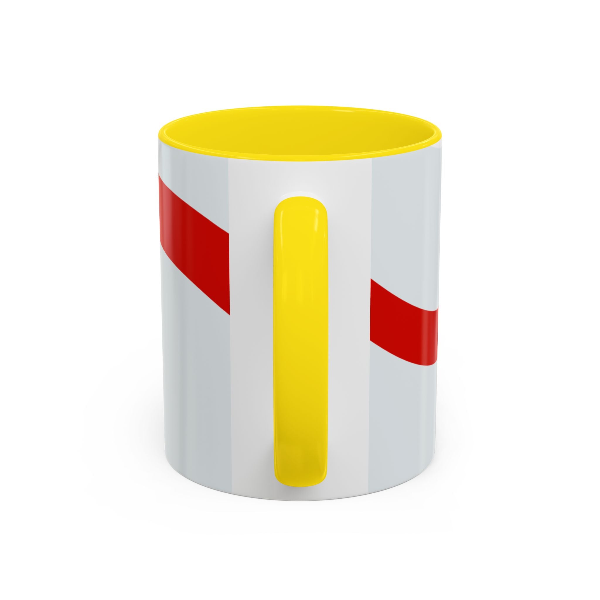 England 2026 Football Cup Accent Mug — Lion & St. George Soccer Coffee Cup (11/15oz)