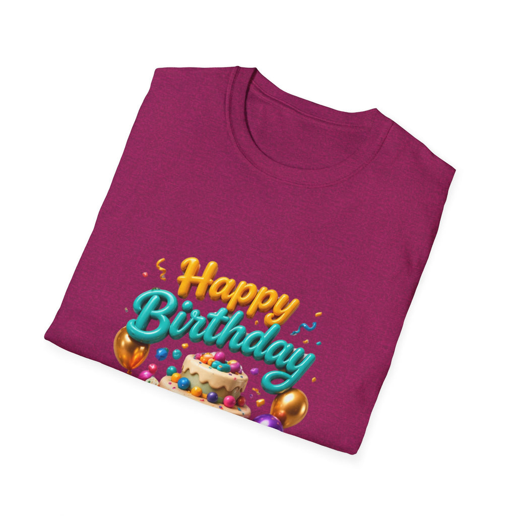 Birthday Party T-Shirt — "Happy Birthday, Let’s Party!"