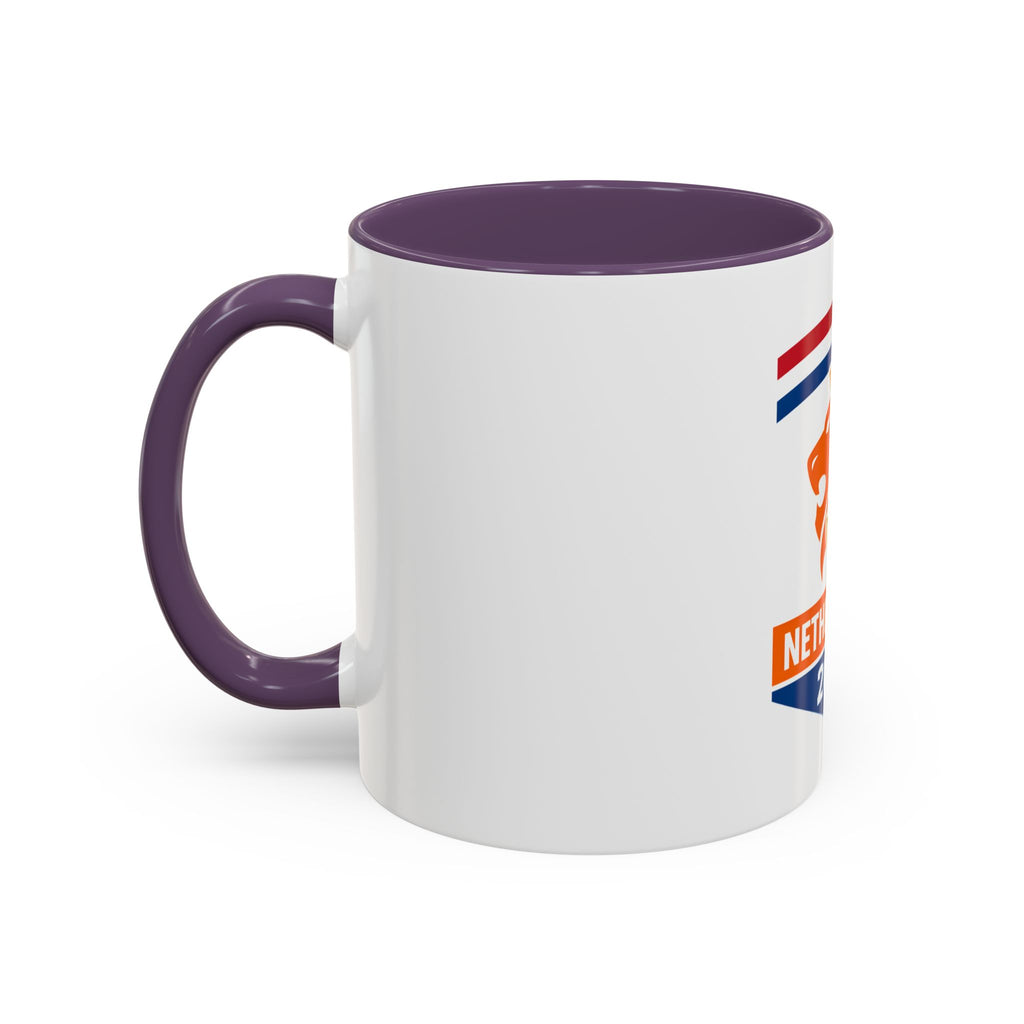 Netherlands 2026 Lion Crest Coffee Mug — Dutch Soccer Fan Gift