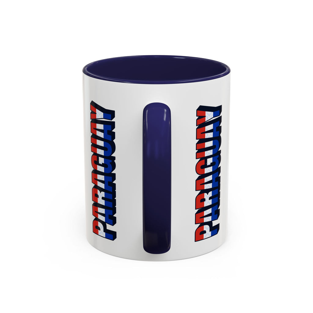 Paraguay Flag Accent Coffee Mug – Patriotic 11/15oz Ceramic Mug