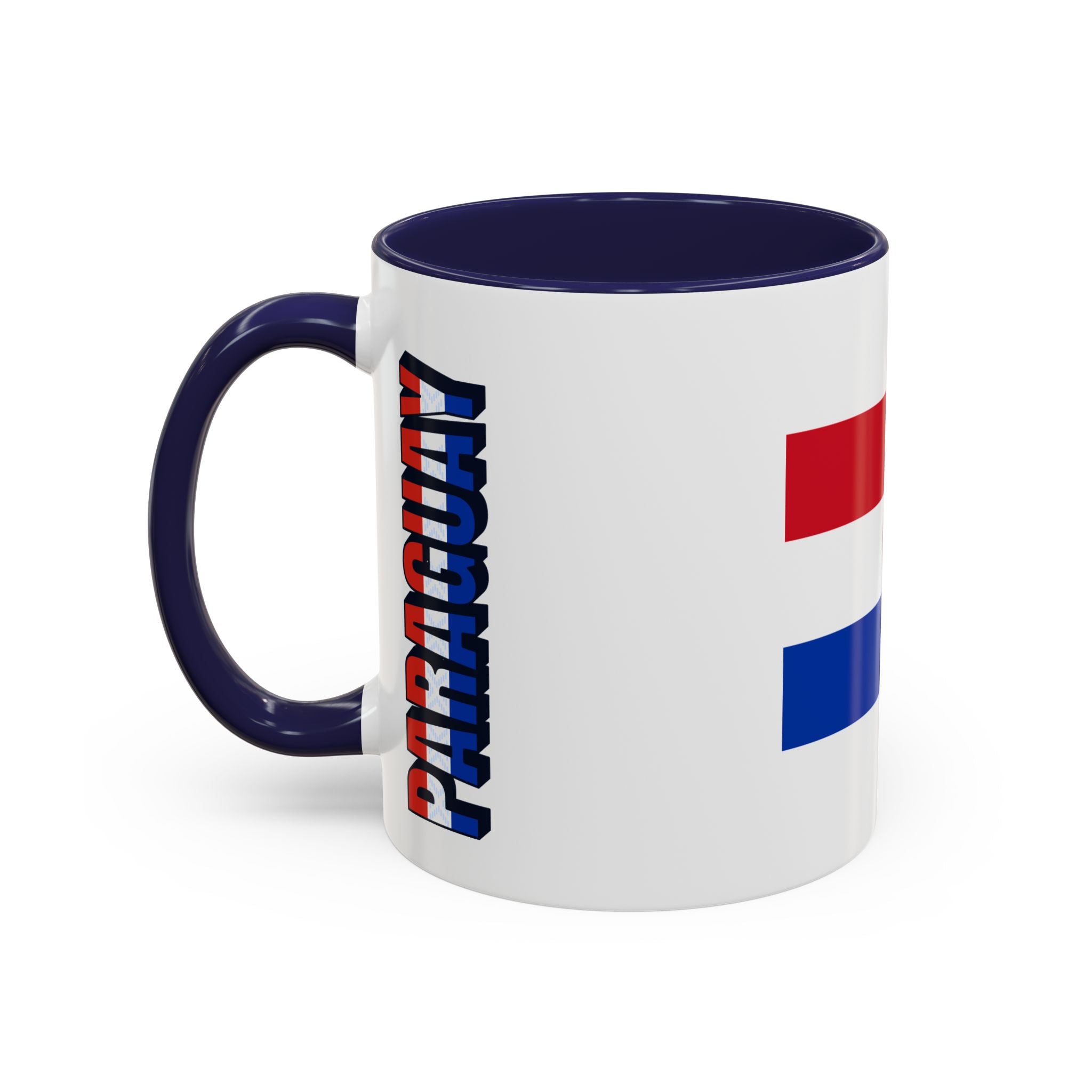 Paraguay Flag Accent Coffee Mug – Patriotic 11/15oz Ceramic Mug
