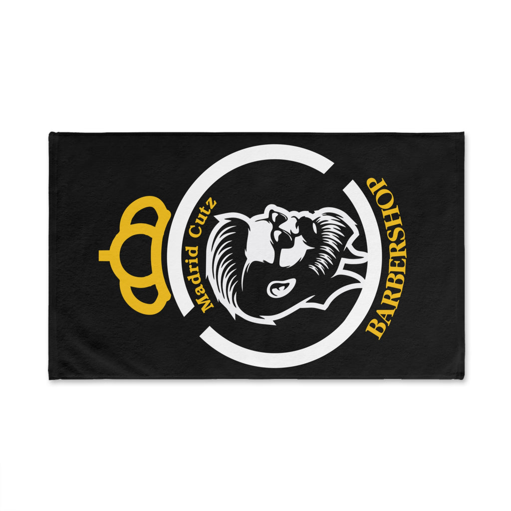 Barbershop Logo Hand Towel – Madrid Cutz Grooming Towel