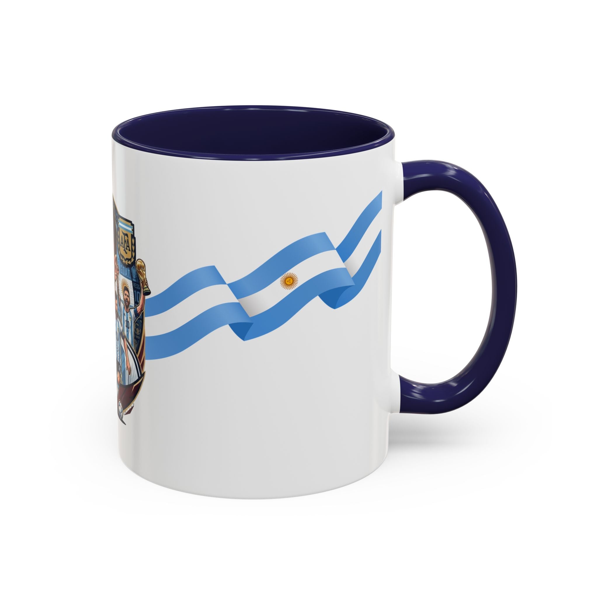 Argentina Soccer Player Coffee Mug – National Flag Accent