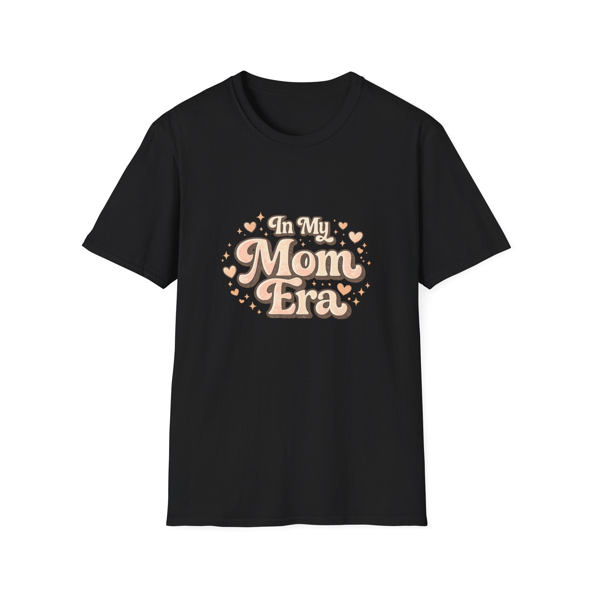 Mom Era T‑Shirt — "In My Mom Era" Vintage Heart Graphic