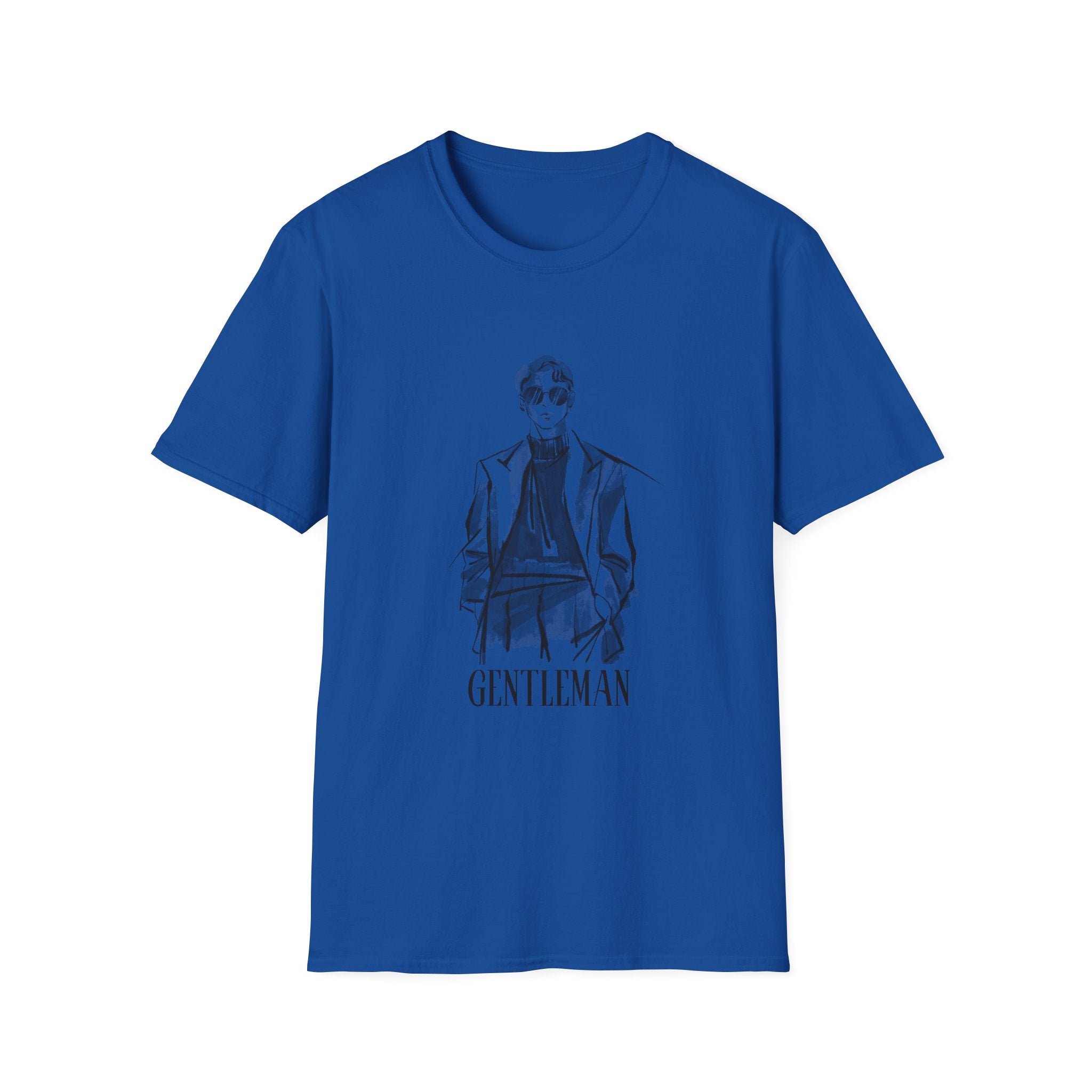 Gentleman Sketch Tee — Vintage Fashion Illustration T-Shirt