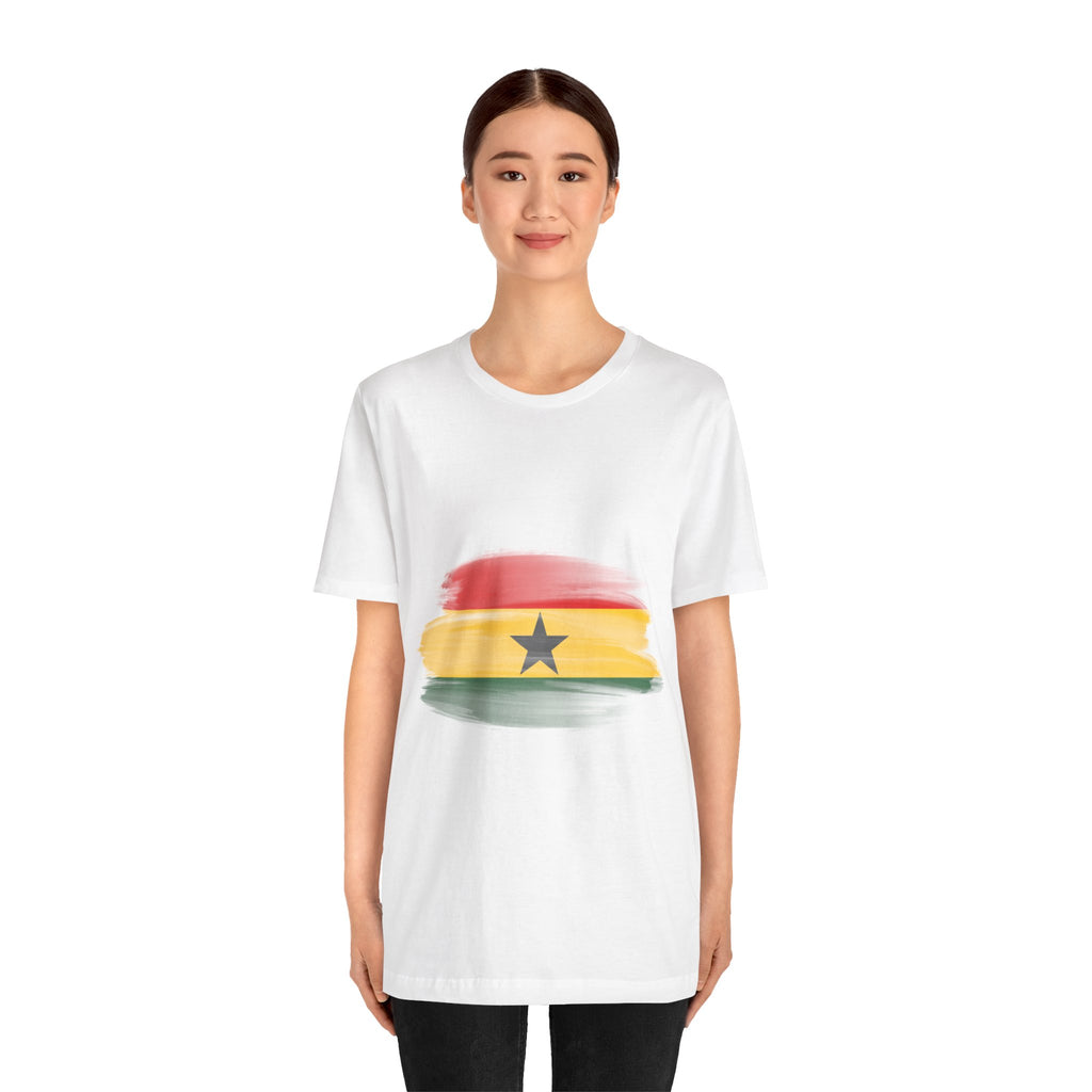 Ghana Flag Soccer T-Shirt — Retro Ghana Football Tee