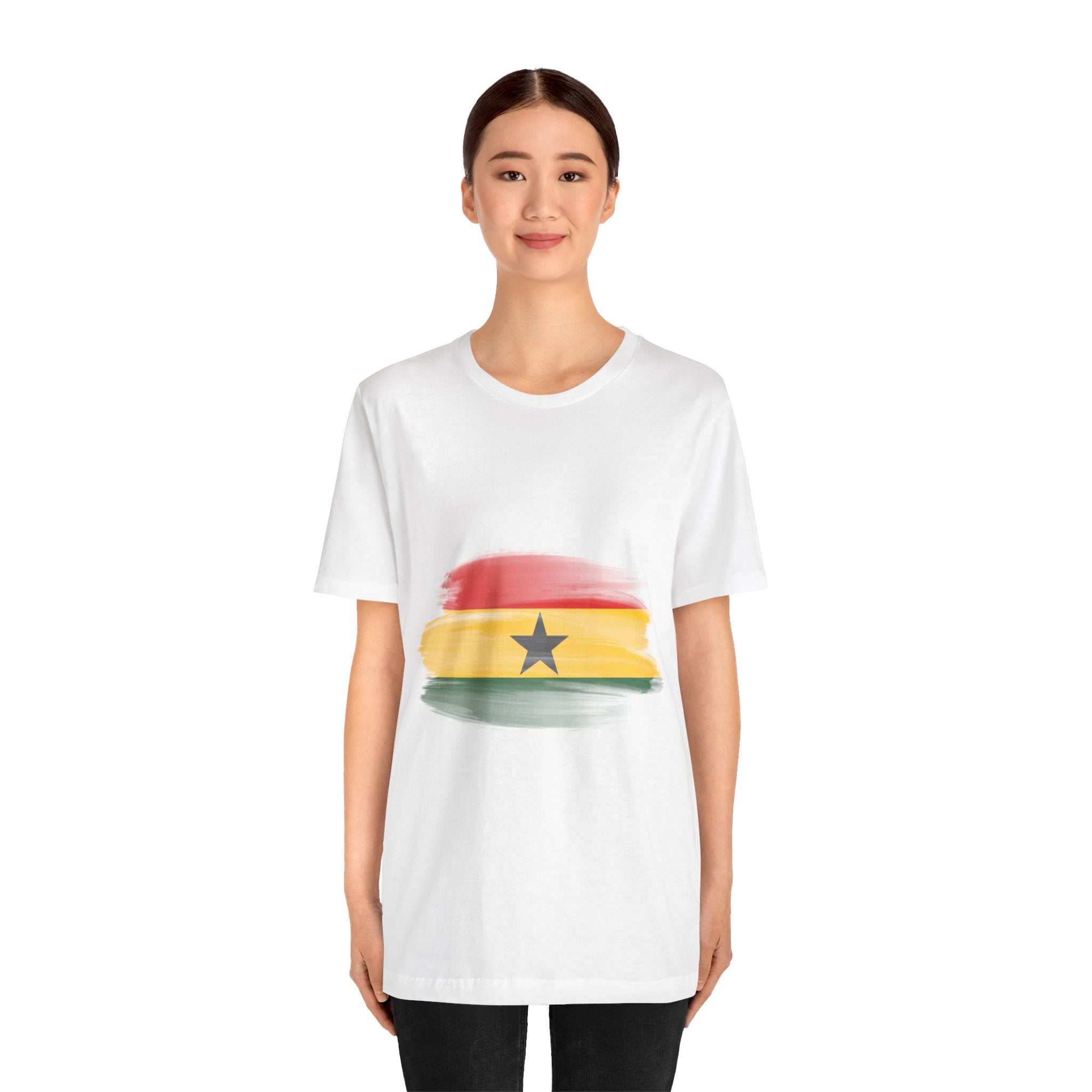 Ghana Flag Soccer T-Shirt — Retro Ghana Football Tee