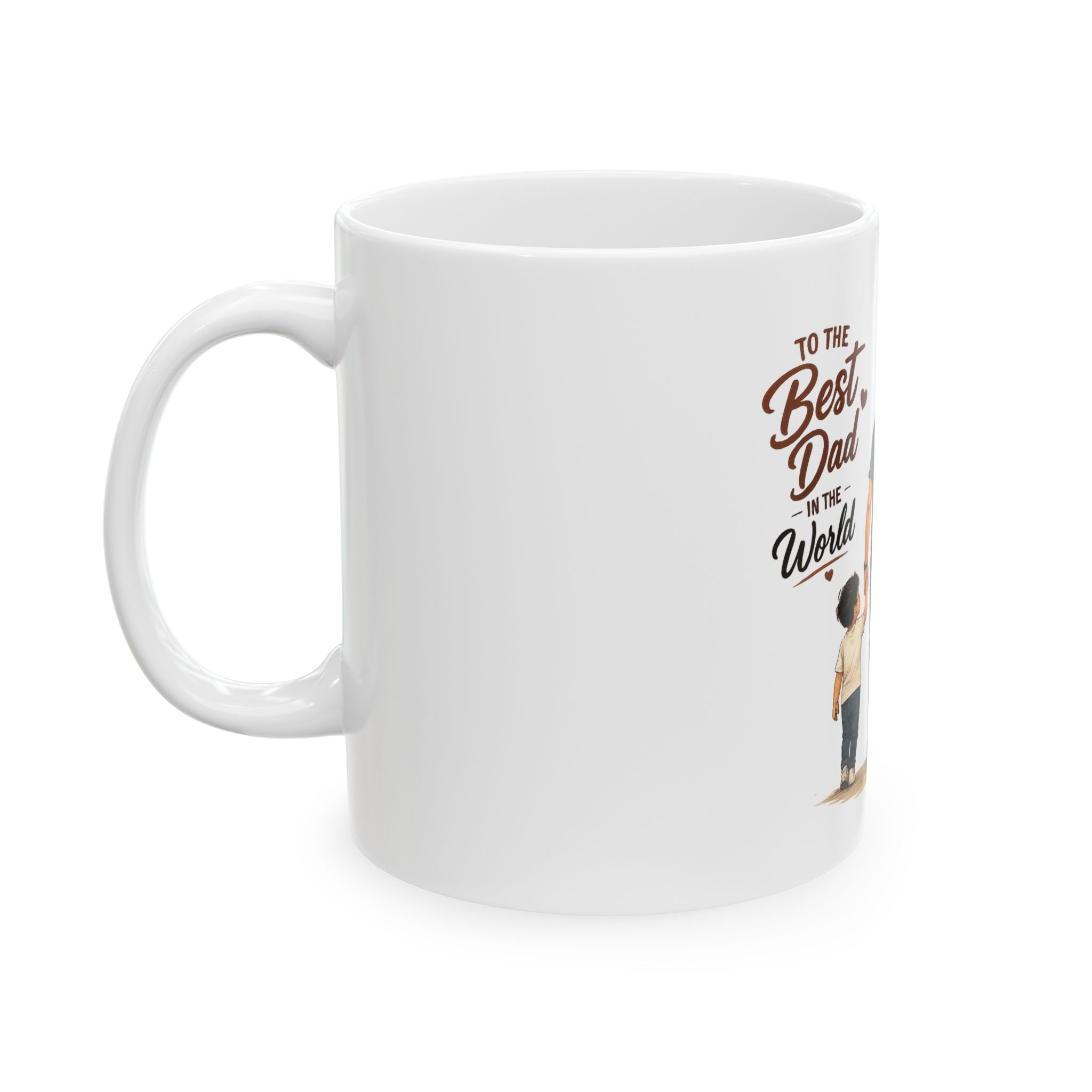 Best Dad in the World Ceramic Mug — "I’d Rather Be A Legend Than A Forever Friend" Father’s Day Gift