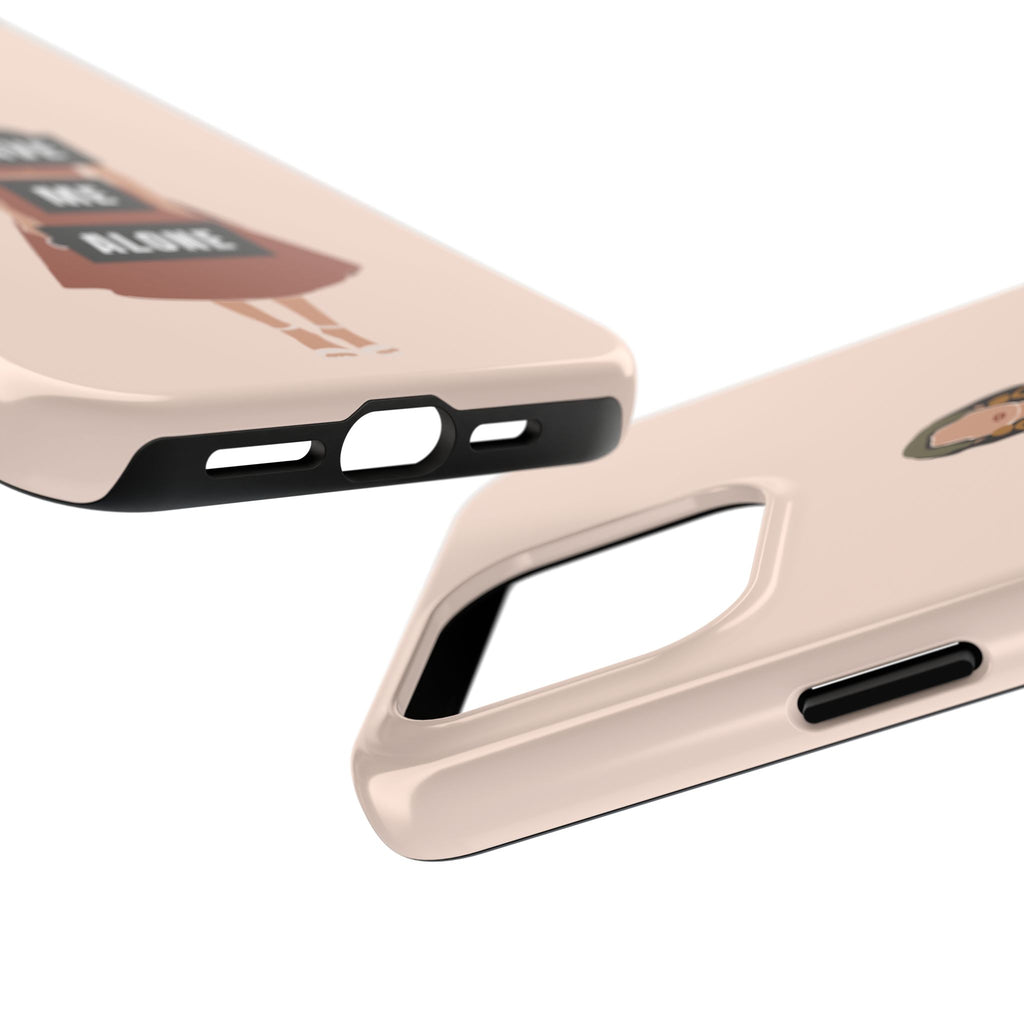 Leave Me Alone Phone Case — Tough Protective iPhone Case with Bold Statement Design