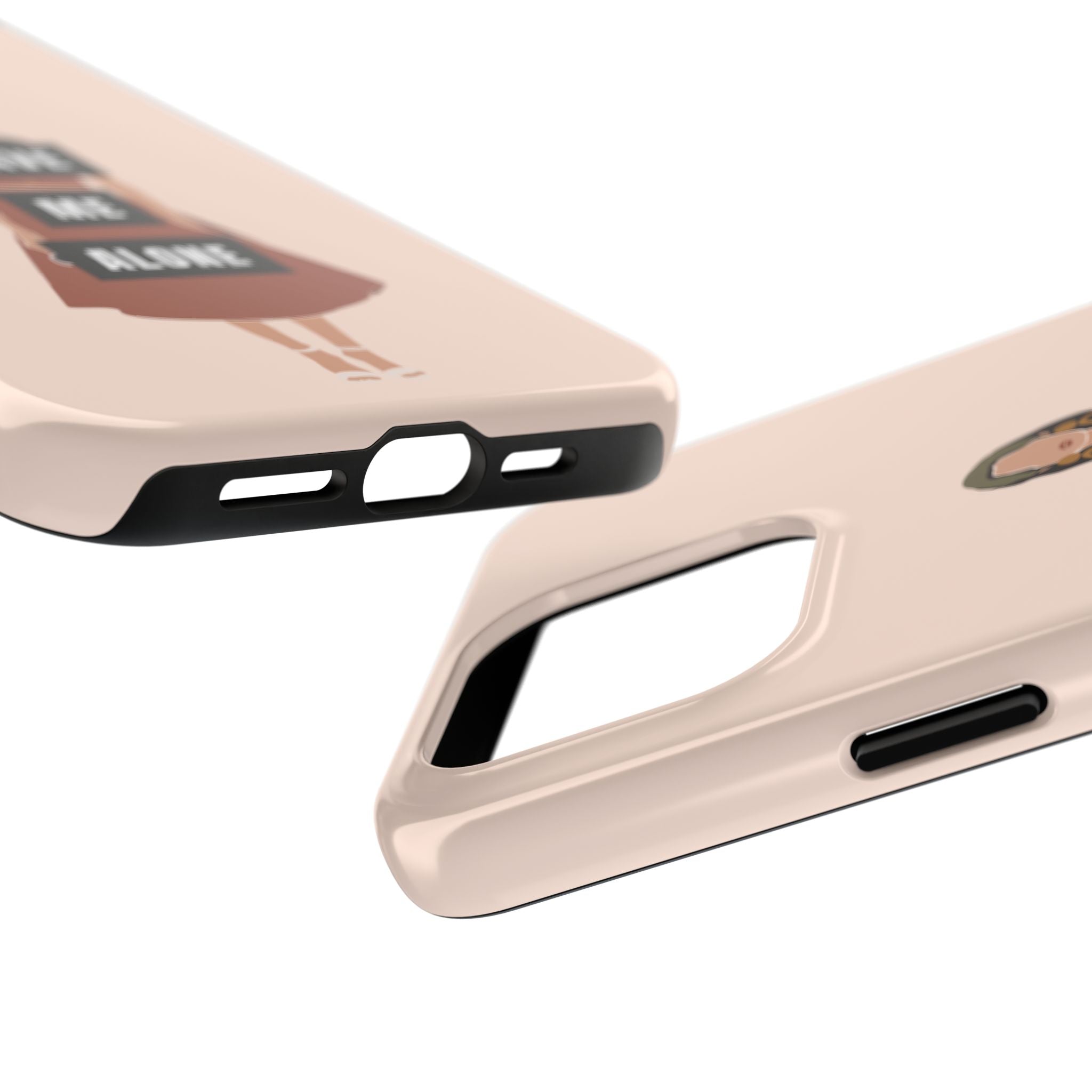Leave Me Alone Phone Case — Tough Protective iPhone Case with Bold Statement Design
