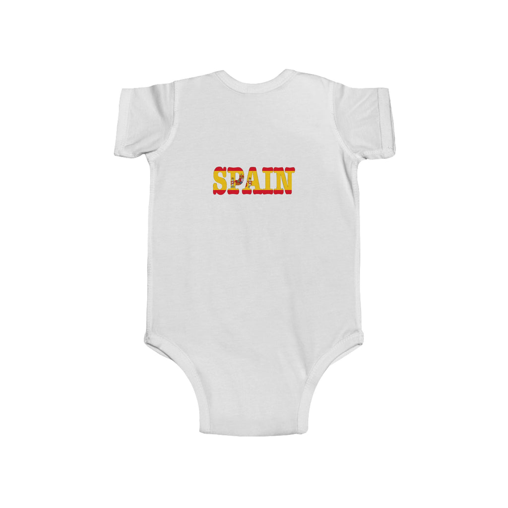 Spain Flag Baby Bodysuit – Infant Spanish Pride Onesie