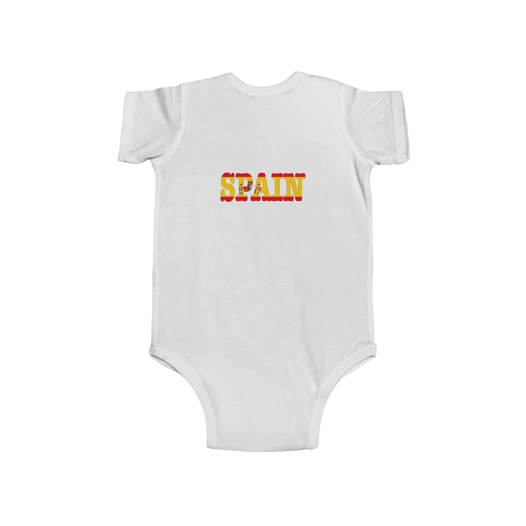 Spain Flag Baby Bodysuit – Infant Spanish Pride Onesie