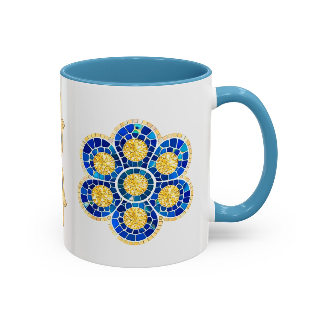 Evil Eye Hamsa Accent Coffee Mug