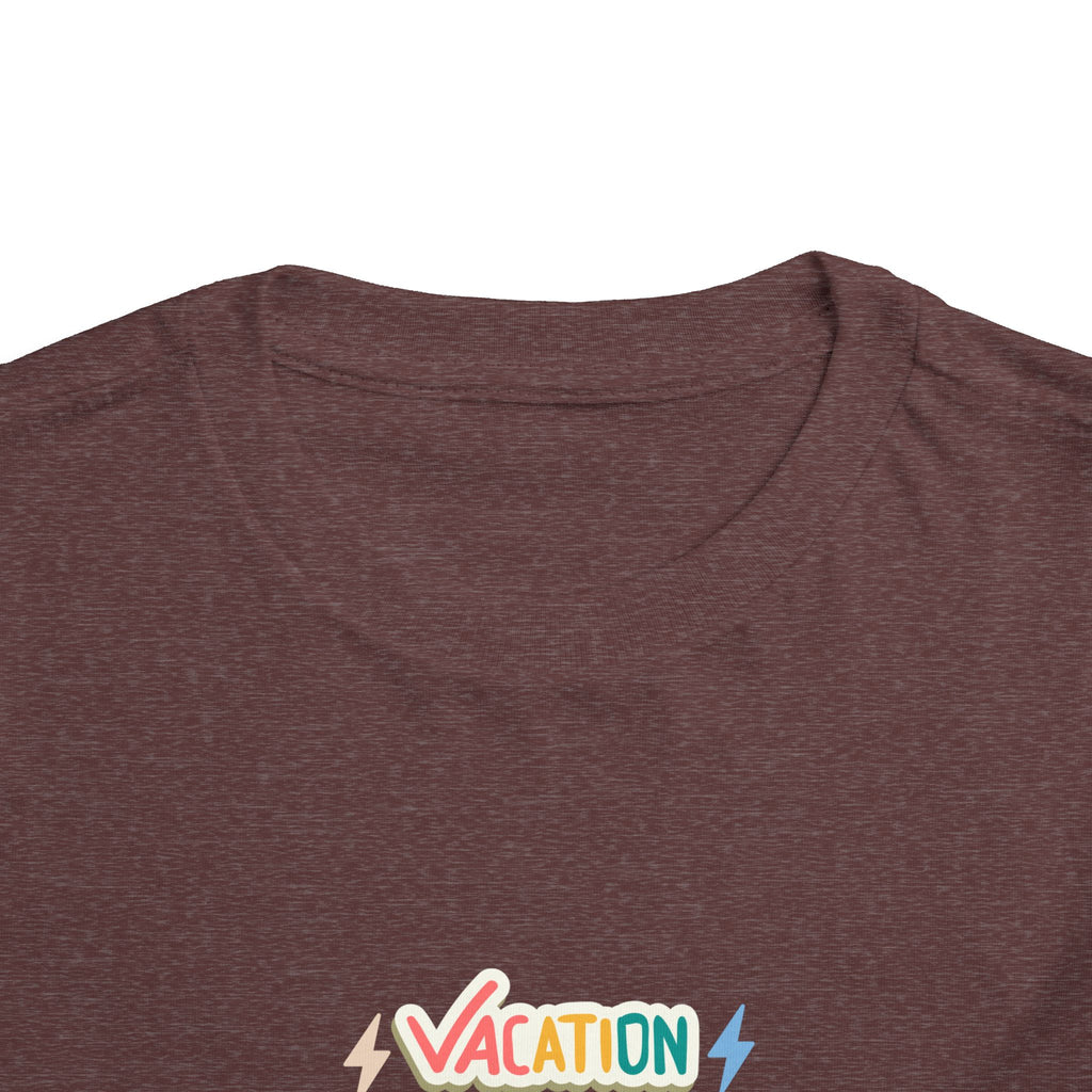 Toddler Tee – "Vacation Mode" Beach Graphic Kids Shirt