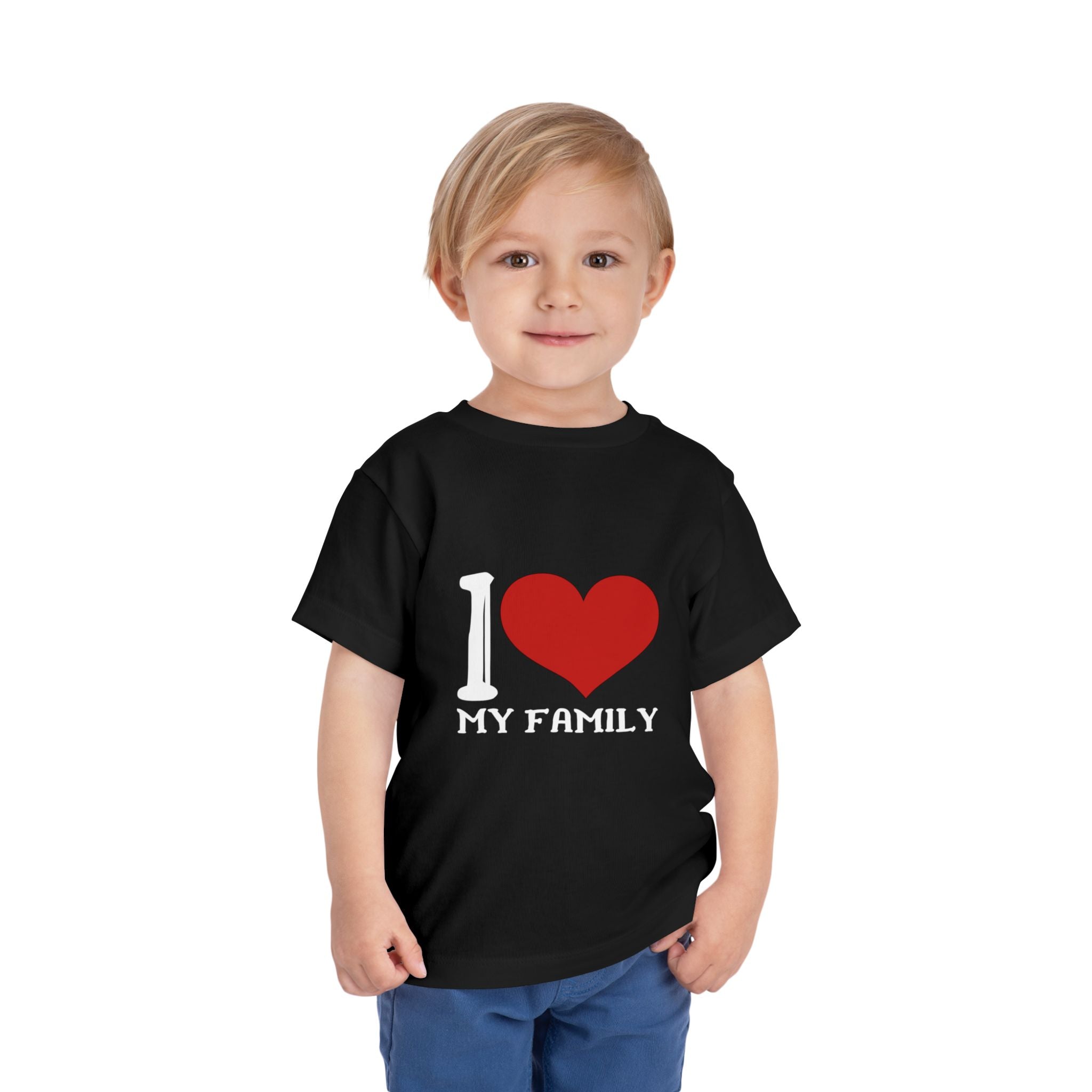 I Heart My Family Toddler Tee
