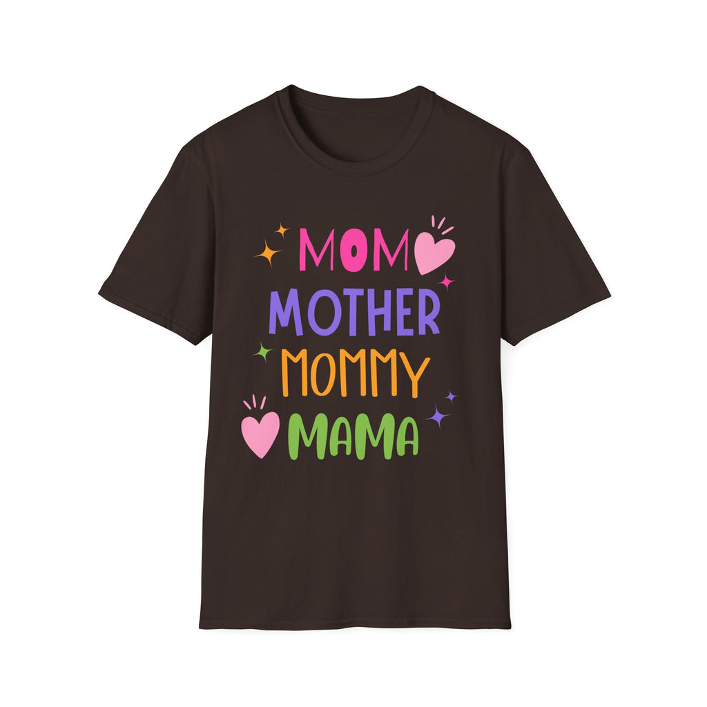 Mama, Mommy, Mother T-Shirt — Colorful Mother’s Day Tee