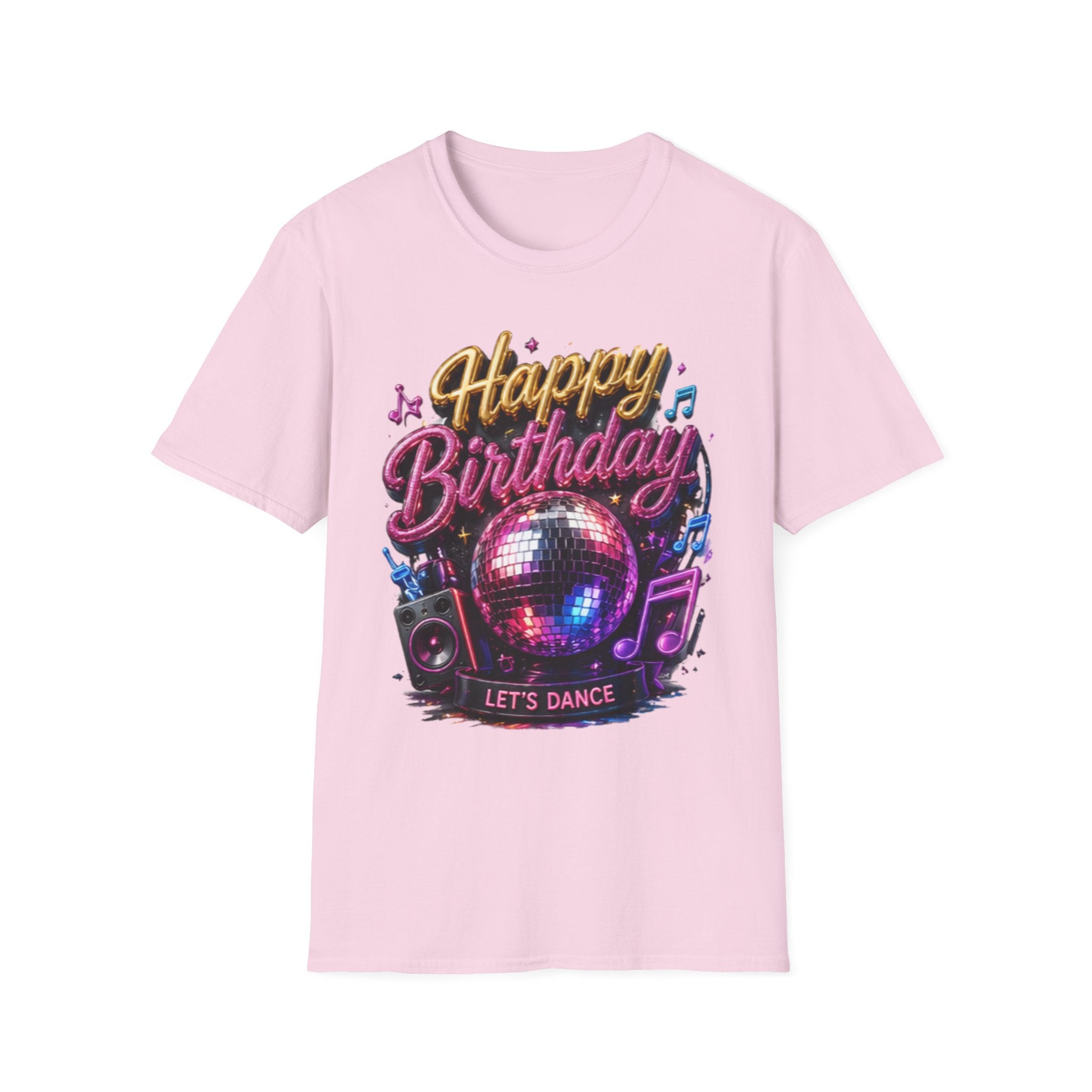 Happy Birthday Disco T-Shirt — Let's Dance Party Tee