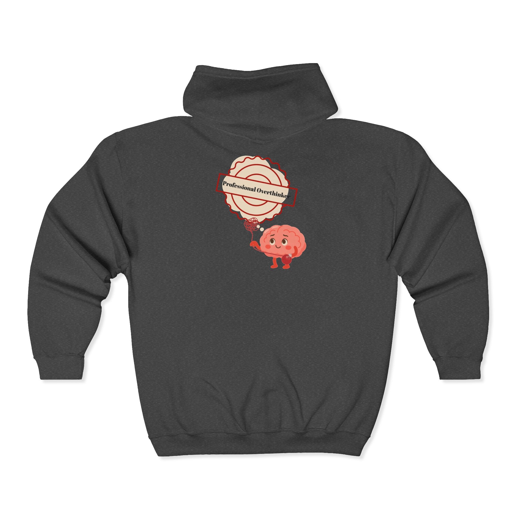 Overthinking Unisex Heavy Blend™ Full Zip Hooded Sweatshirt